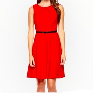 Alyx Fit & Flare Sleeveless Knee Length Dress